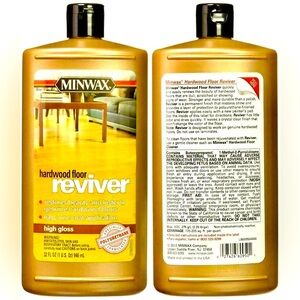 MINWAX 1 Qt Clear Hardwood Floor Reviver Renew Hardwood Finish High Gloss